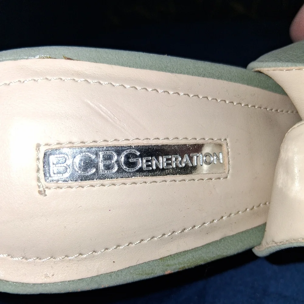 EUC BCBGeneration Size 9.5 Sage Green Cornelius Corset Boots!